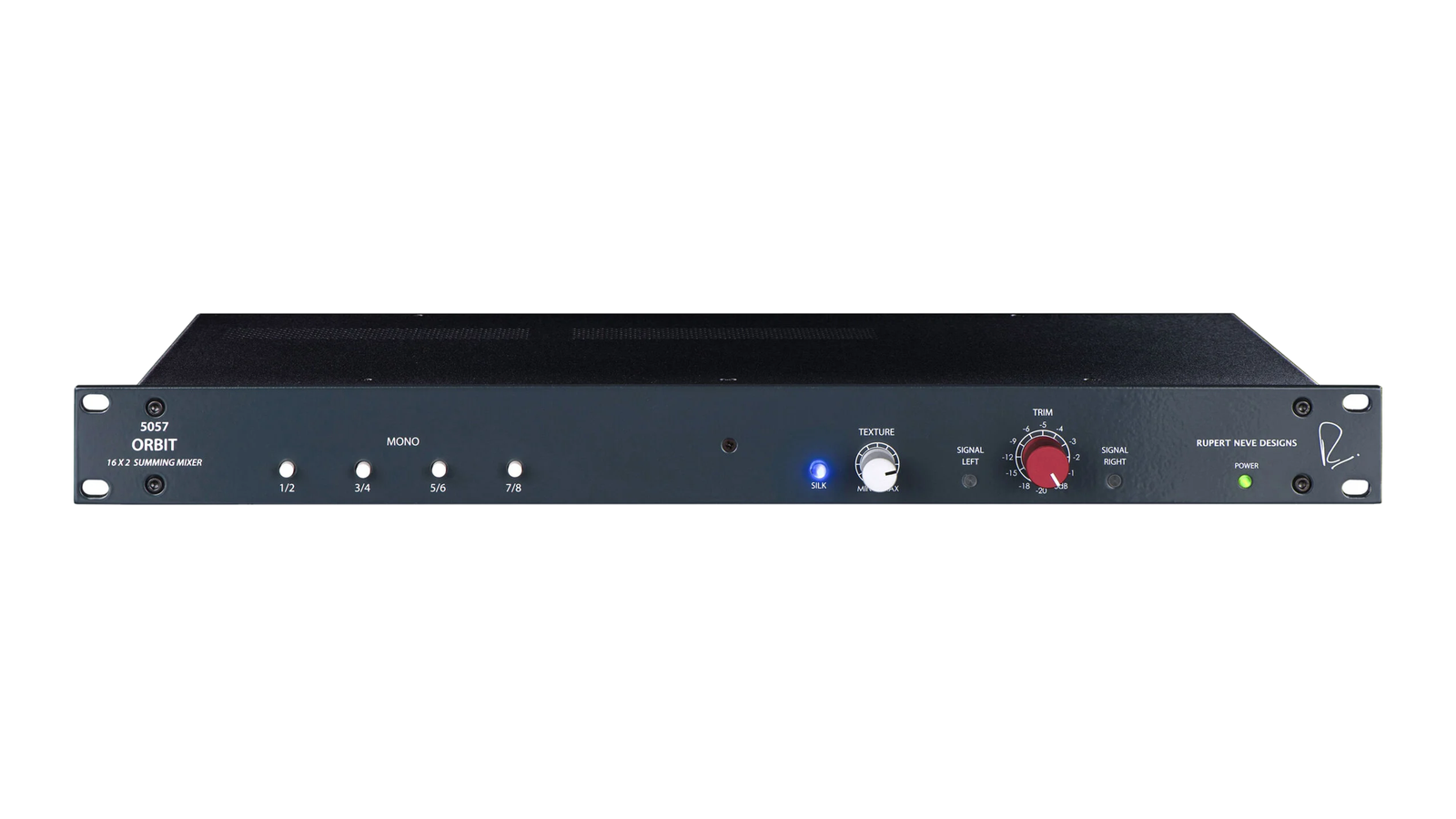 Sommateur Rupert Neve Designs 5057 Orbit, vue de face