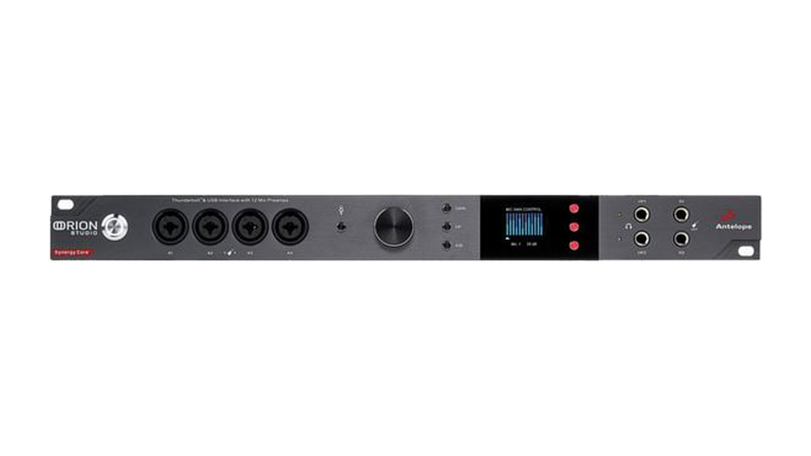 Interface audio Antelope Orion Studio Synergy Core, vue de face